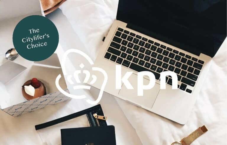 KPN logo with laptop