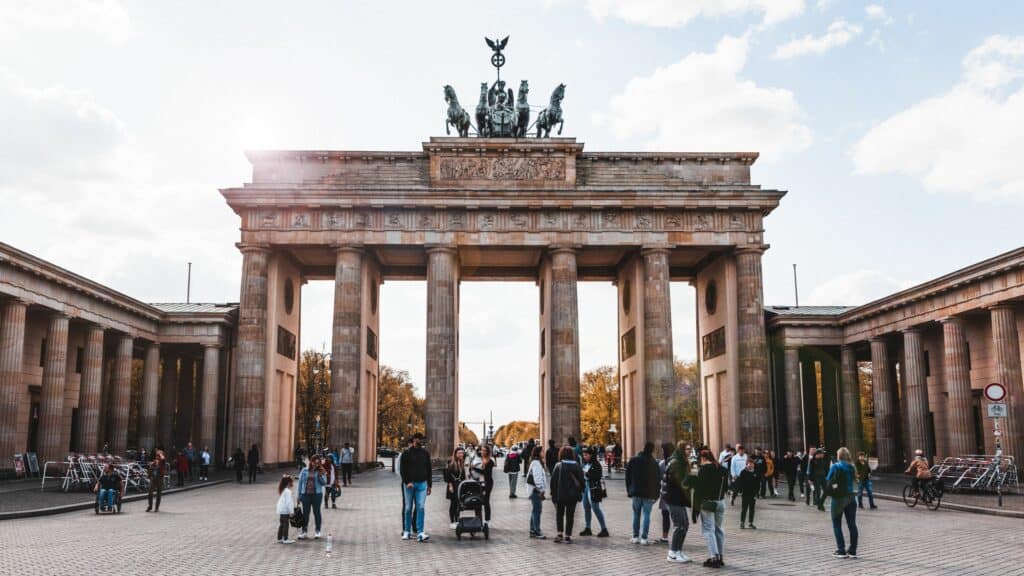 Brandenburg gate in Berlin